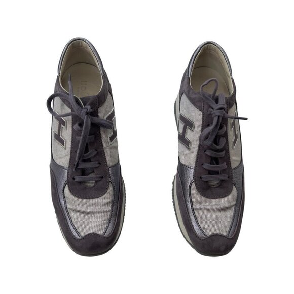 Hogan gray silverinteractive fashion sneakers size 40